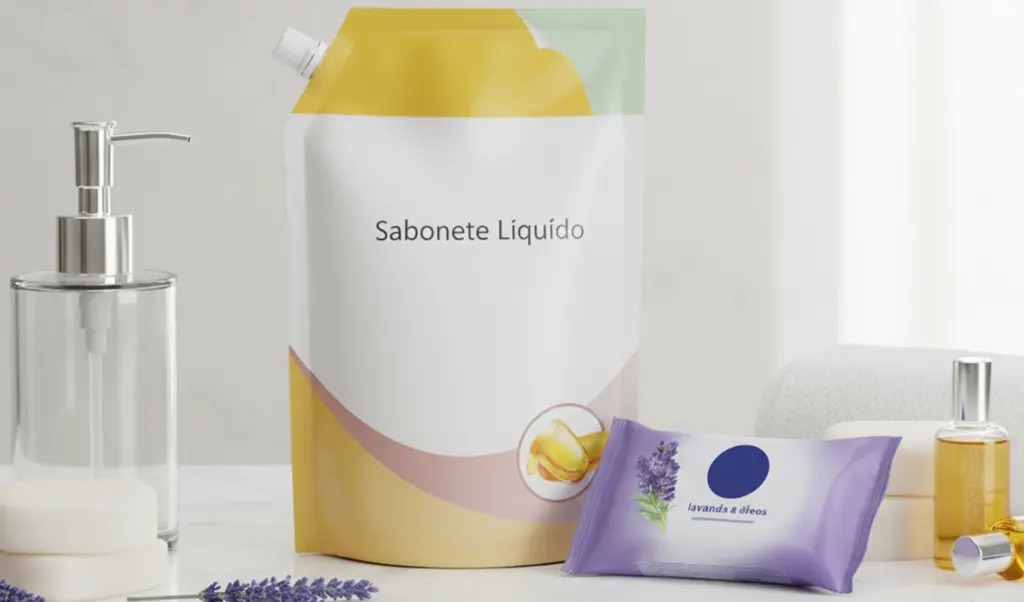 Packster em feira de cosméticos